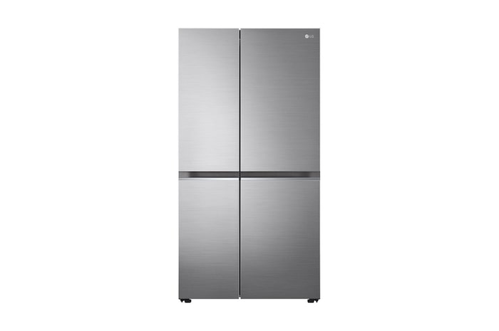 LG 28.2 Ft Refigerator | Sid by Side | Inverter + 1.8 Cu.Ft Top Freezer Refrigerator, Prime Silver color, LS32CBBSIV.LC7G001