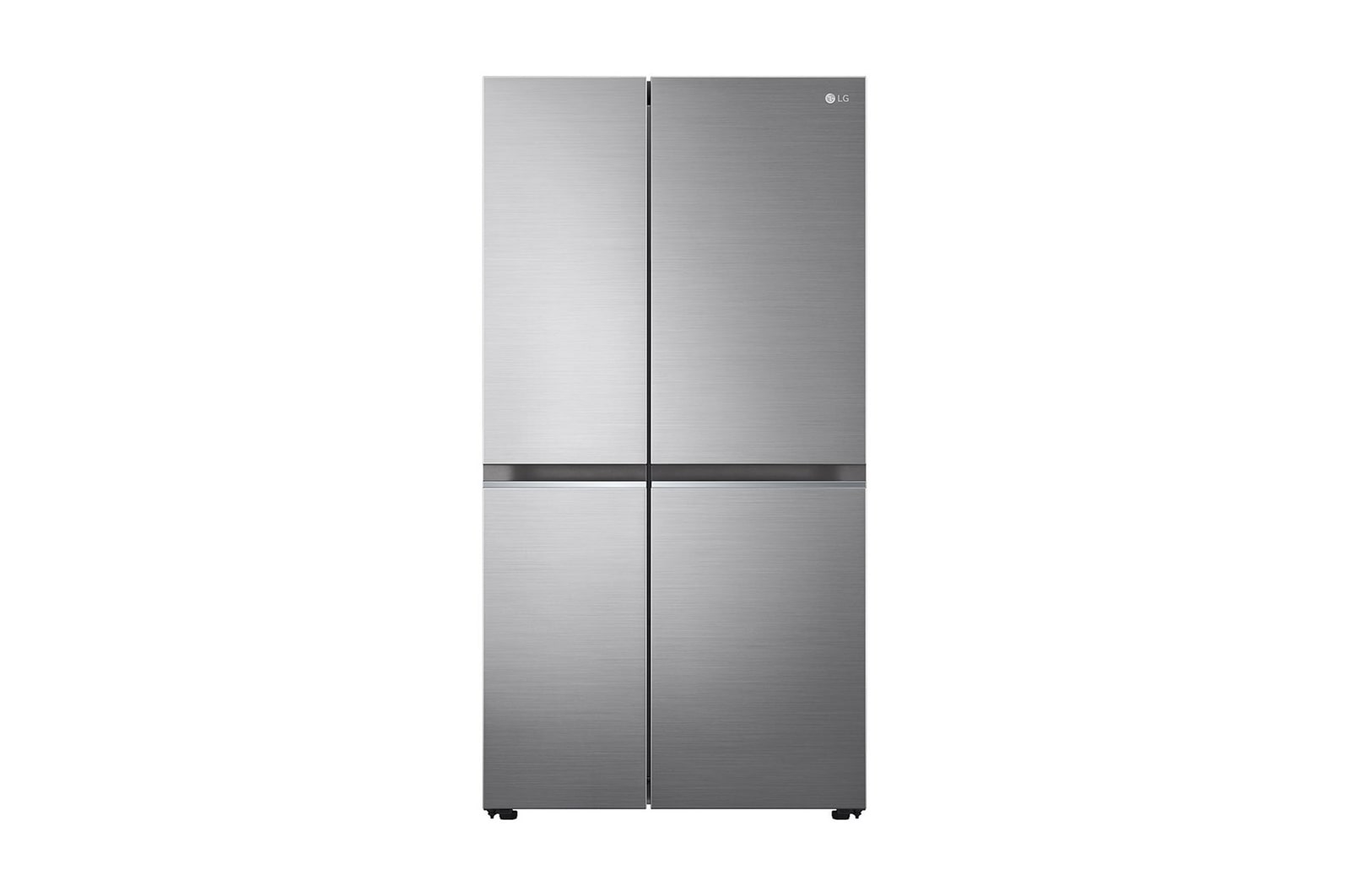 LG 28.2 Ft Refigerator | Sid by Side | Inverter + 1.8 Cu.Ft Top Freezer Refrigerator, Prime Silver color, LS32CBBSIV.LC7G001
