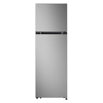 Front view of 9.3 Cu.Ft, Top Freezer Refrigerator, Smart Inverter Compressor, LINEAR Cooling, Prime Silver color LT11CBBSIVN