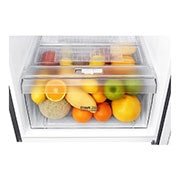 LG 11 Cu.Ft, Top Freezer Refrigerator, Dark Graphite color, Inverter Compressor, LT12CBBDIN