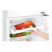 LG 11 Cu.Ft,  Top Freezer Refrigerator, White color, Inverter Compressor, LT12CBBWIN