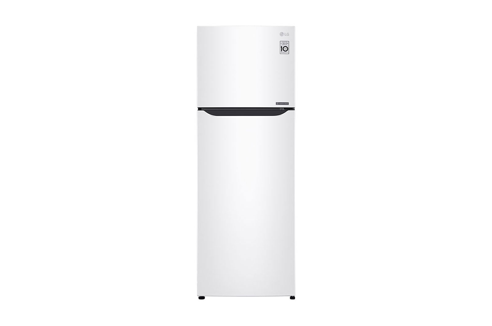 LG 11 Cu.Ft,  Top Freezer Refrigerator, White color, Inverter Compressor, LT12CBBWIN