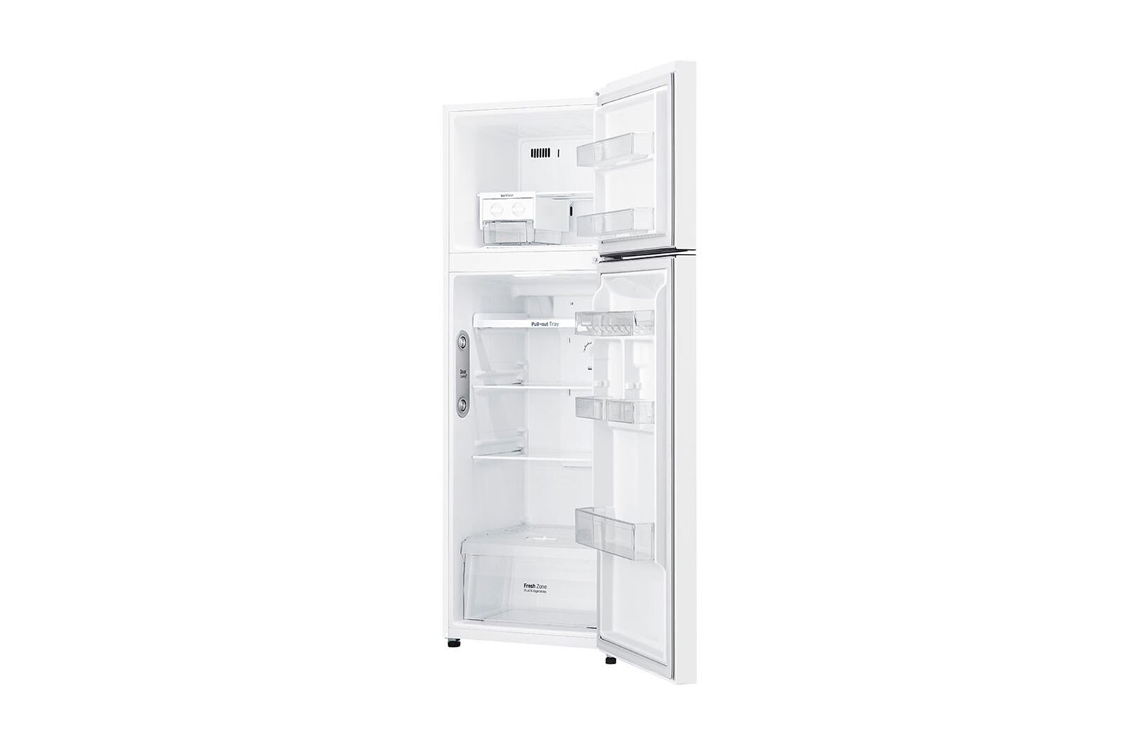 LG 11 Cu.Ft,  Top Freezer Refrigerator, White color, Inverter Compressor, LT12CBBWIN