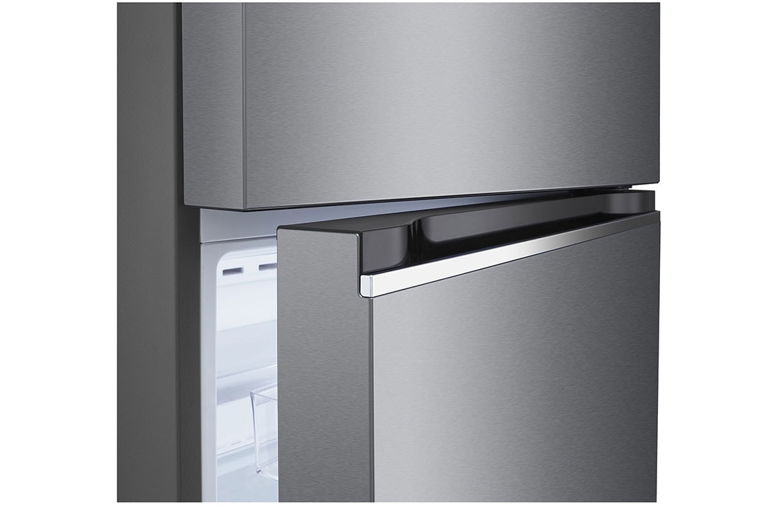 LG 13.3 Cu.Ft, Top Freezer Refrigerator, Platinum Silver  color, Smart Diagnosis, Inverter Compressor, LT14CBBDIV
