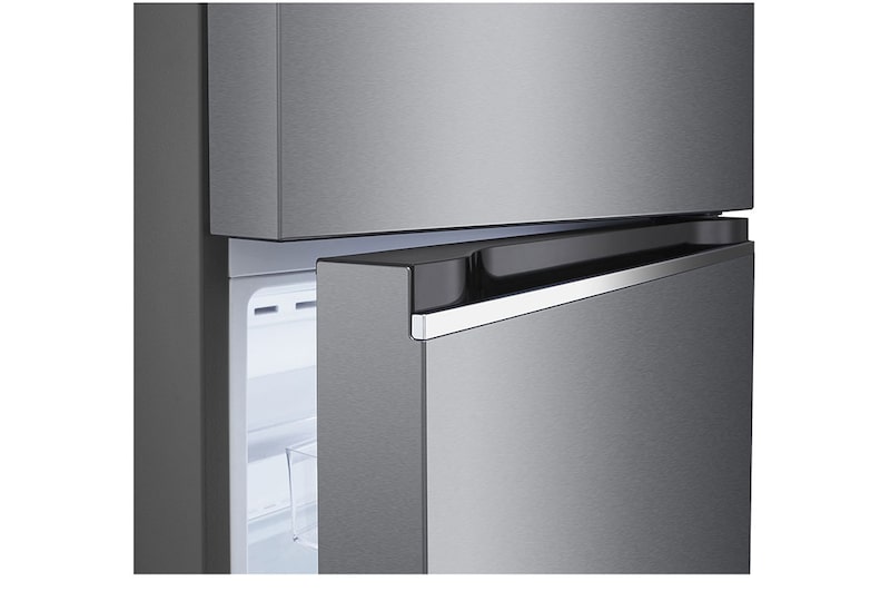 LG 13.3 Cu.Ft, Top Freezer Refrigerator, Platinum Silver  color, Smart Diagnosis, Inverter Compressor, LT14CBBDIV