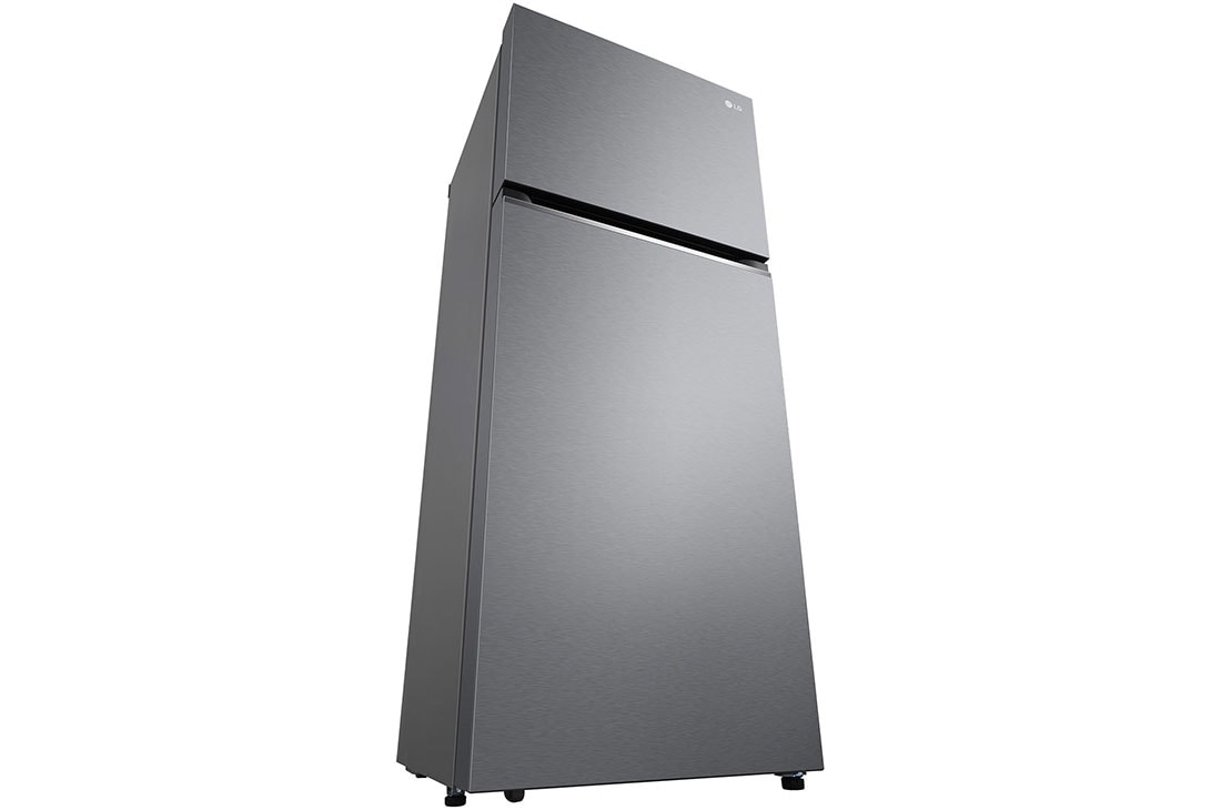 LG 13.3 Cu.Ft, Top Freezer Refrigerator, Platinum Silver  color, Smart Diagnosis, Inverter Compressor, LT14CBBDIV