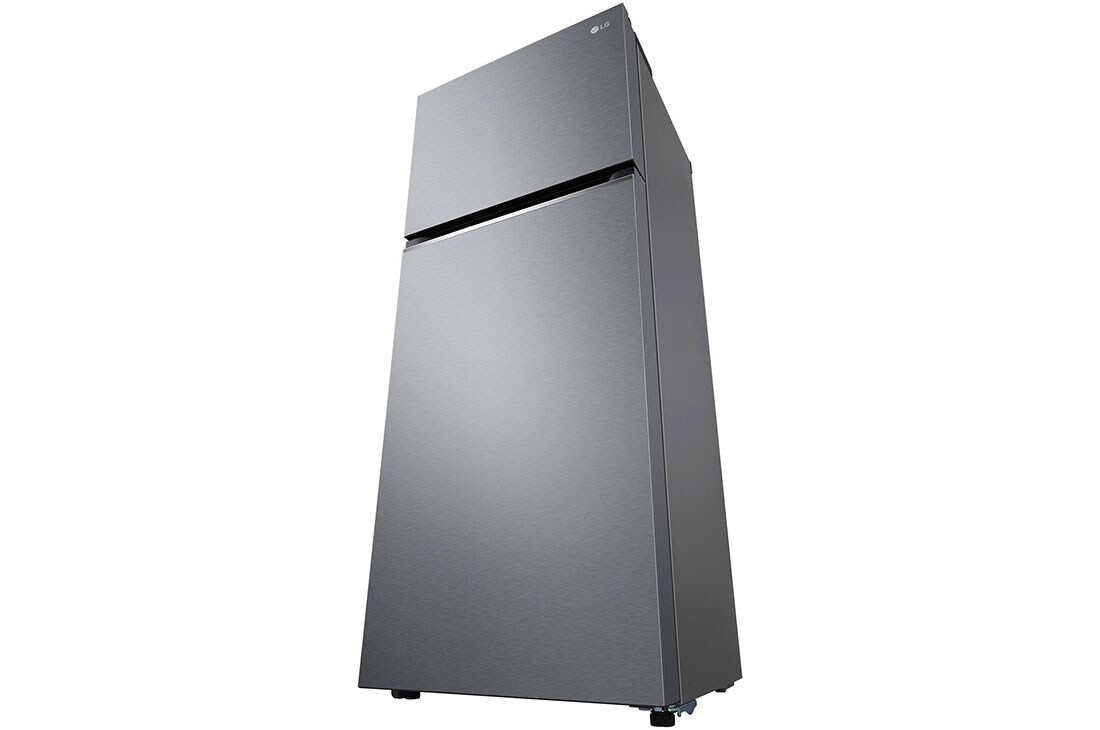 LG 13.3 Cu.Ft, Top Freezer Refrigerator, Platinum Silver  color, Smart Diagnosis, Inverter Compressor, LT14CBBDIV