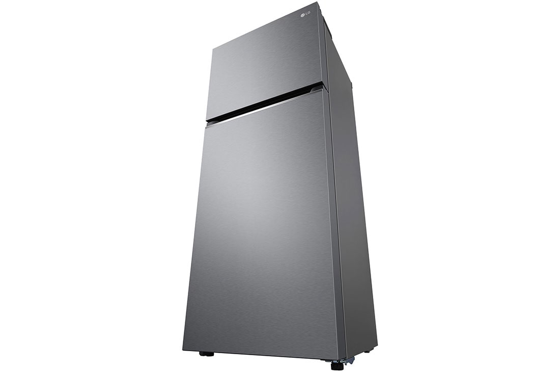 LG 13.3 Cu.Ft, Top Freezer Refrigerator, Platinum Silver  color, Smart Diagnosis, Inverter Compressor, LT14CBBDIV