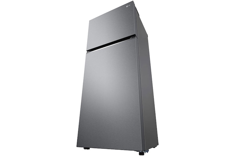LG 13.3 Cu.Ft, Top Freezer Refrigerator, Platinum Silver  color, Smart Diagnosis, Inverter Compressor, LT14CBBDIV