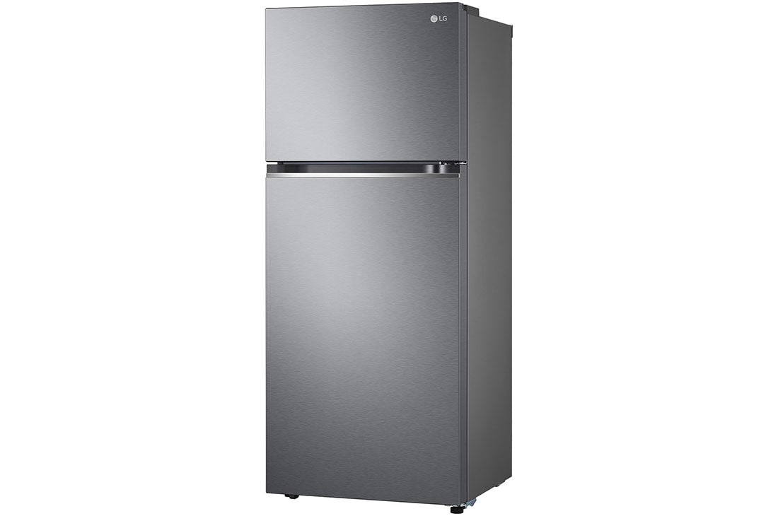 LG 13.3 Cu.Ft, Top Freezer Refrigerator, Platinum Silver  color, Smart Diagnosis, Inverter Compressor, LT14CBBDIV