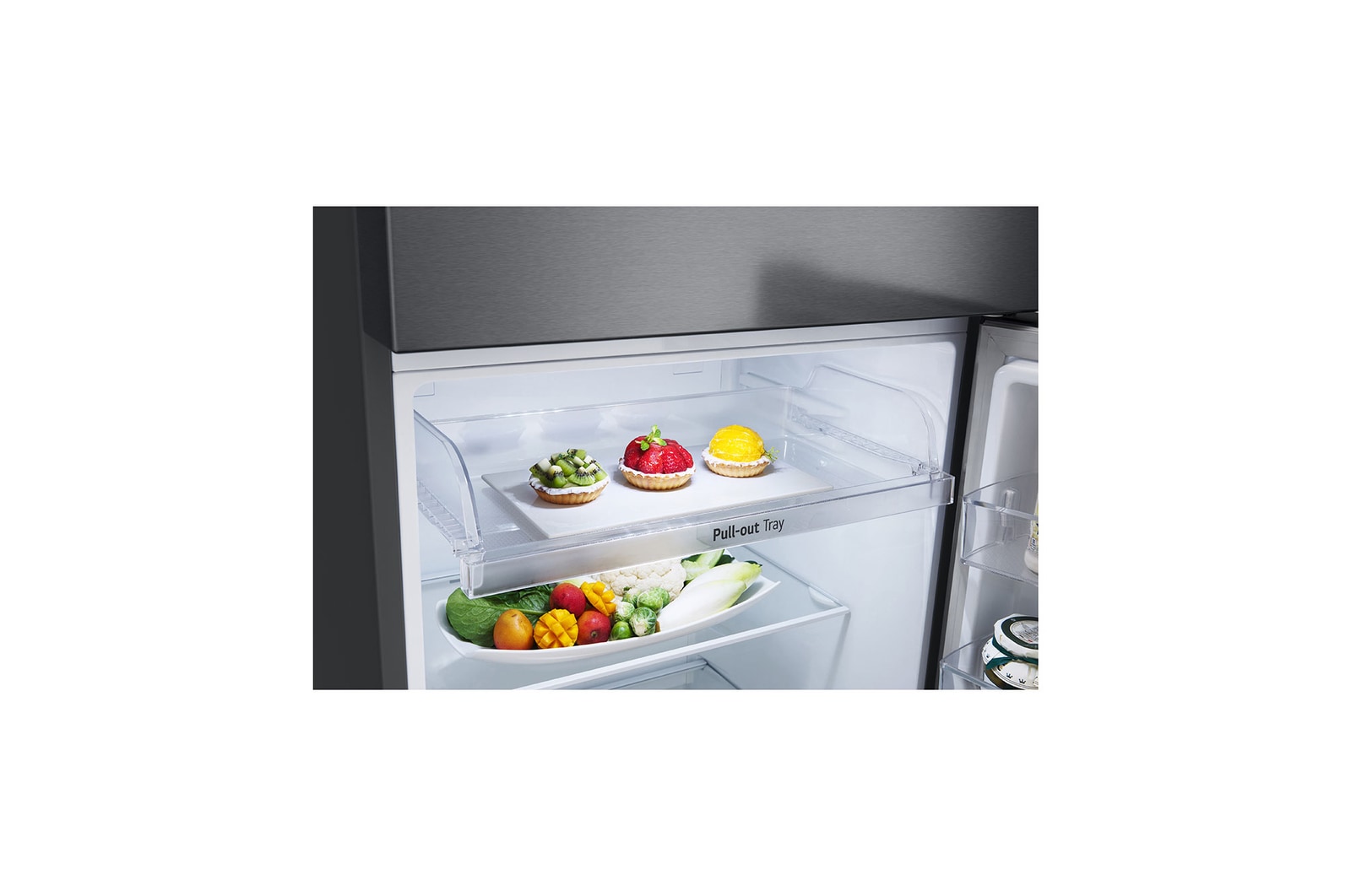 Drawer with food