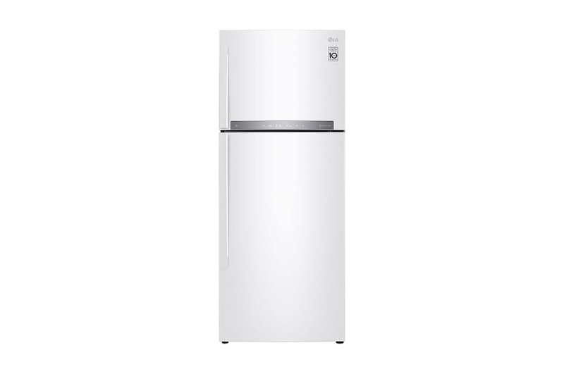 LG 15.4 Cu.Ft, Top Freezer Refrigerator, White color, ThinQ (wifi), Multi Air Flow,Energy Saving Inverter Linear Compressor, LT17HBHWLN