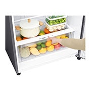 LG 18 S. Cu. Ft, Top Freezer Refrigerator, Silver, Multi Air Flow, Energy Saving, Inverter Linear Compressor, LT19CBBSLN