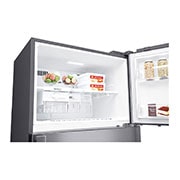 LG 18 S. Cu. Ft, Top Freezer Refrigerator, Silver, Multi Air Flow, Energy Saving, Inverter Linear Compressor, LT19CBBSLN