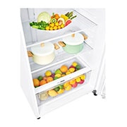 LG 18 S. Cu. Ft, Top Freezer Refrigerator, White, Multi Air Flow, Energy Saving, Inverter Linear Compressor, LT19CBBWLN