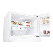 LG 18 S. Cu. Ft, Top Freezer Refrigerator, White, Multi Air Flow, Energy Saving, Inverter Linear Compressor, LT19CBBWLN