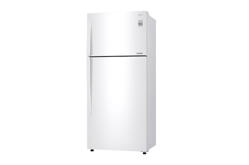 LG 18 S. Cu. Ft, Top Freezer Refrigerator, White, Multi Air Flow, Energy Saving, Inverter Linear Compressor, LT19CBBWLN