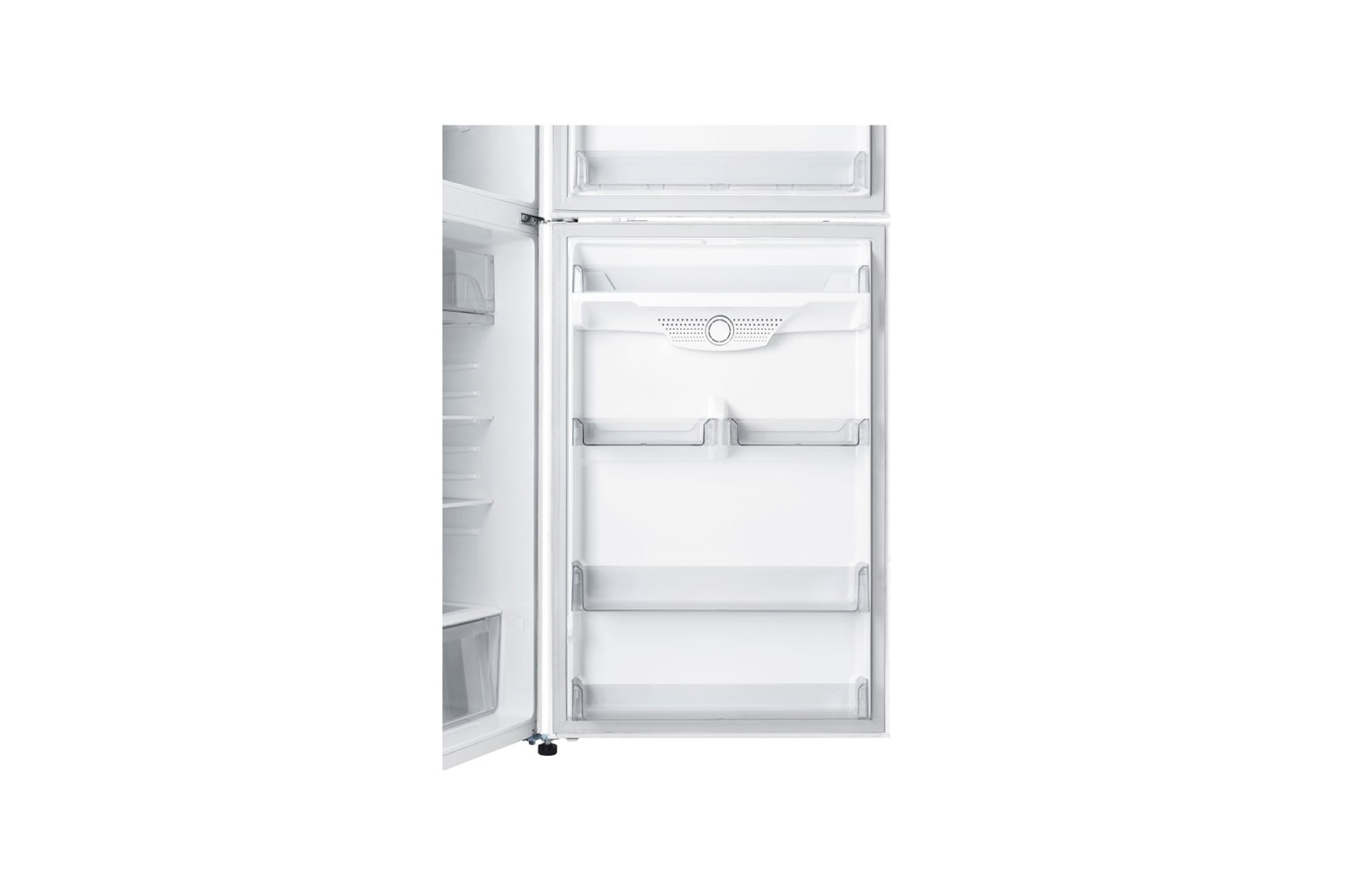 LG 17.9 cCu.Ft, Top Freezer Refrigerator, White color, ThinQ (wifi), Multi Air Flow,Energy Saving Inverter Linear Compressor, LT19HBHWLN