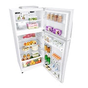 LG 17.9 cCu.Ft, Top Freezer Refrigerator, White color, ThinQ (wifi), Multi Air Flow,Energy Saving Inverter Linear Compressor, LT19HBHWLN