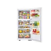 LG 19.6 Cu.Ft | Top Freezer | Smart Inverter Compressor, LT20CBBWIN