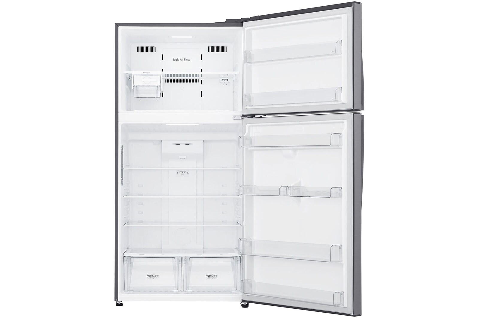 LG 20.9 Cu.Ft | Top Freezer | Energy Saving Inverter Linear Compressor, LT22CBBSLN