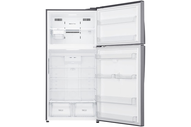 LG 20.9 Cu.Ft | Top Freezer | Energy Saving Inverter Linear Compressor, LT22CBBSLN