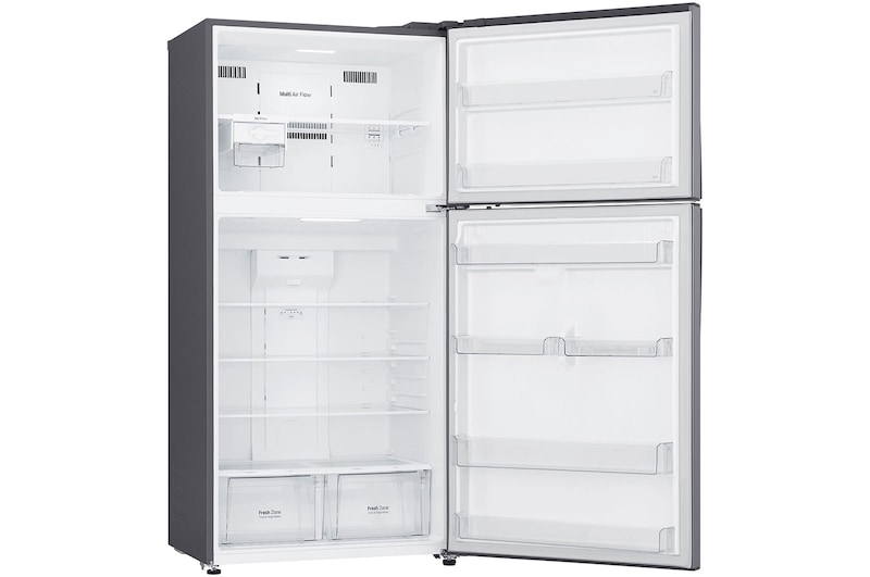 LG 20.9 Cu.Ft | Top Freezer | Energy Saving Inverter Linear Compressor, LT22CBBSLN
