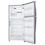 LG 20.9 Cu.Ft | Top Freezer | Energy Saving Inverter Linear Compressor, LT22CBBSLN