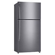 LG 20.9 Cu.Ft | Top Freezer | Energy Saving Inverter Linear Compressor, LT22CBBSLN