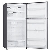 LG 20.9 Cu.Ft | Top Freezer | Energy Saving Inverter Linear Compressor, LT22CBBSLN