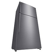 LG 20.9 Cu.Ft | Top Freezer | Energy Saving Inverter Linear Compressor, LT22CBBSLN
