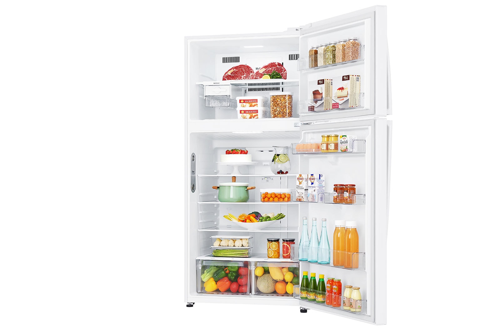 LG Top Fridge, Smart Inverter, 438L, LT22CBBWIN