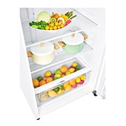 LG 20.9 Cu.Ft, Top Freezer Refrigerator, White color, Multi Air Flow, Energy Saving Inverter Linear Compressor, LT22CBBWLN
