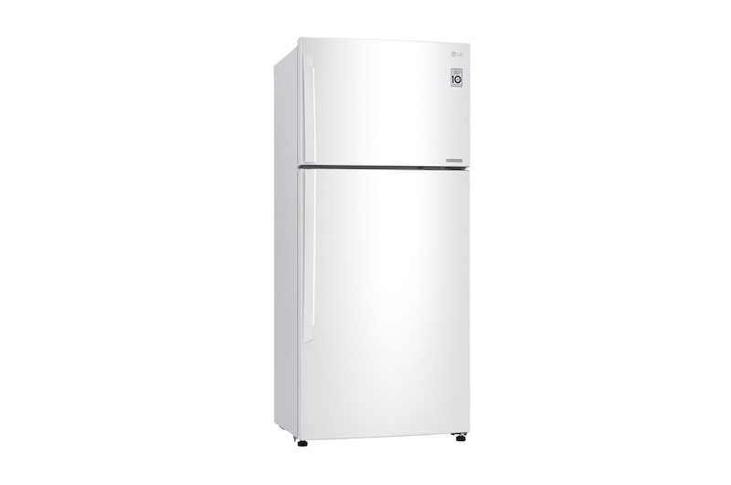 LG 20.9 Cu.Ft, Top Freezer Refrigerator, White color, Multi Air Flow, Energy Saving Inverter Linear Compressor, LT22CBBWLN