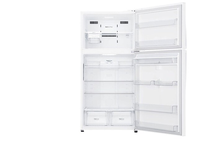 LG 20.9 Cu.Ft | Top Freezer | Energy Saving Inverter Linear Compressor, LT22HBHWLN