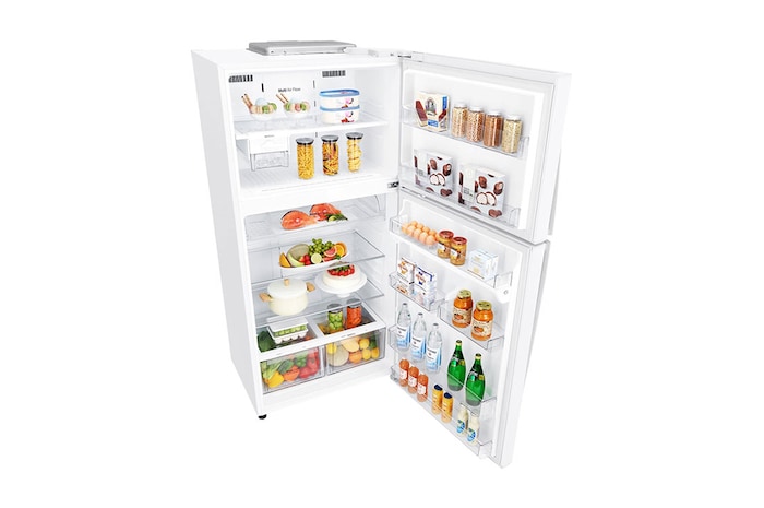 LG 20.9 Cu.Ft | Top Freezer | Energy Saving Inverter Linear Compressor, LT22HBHWLN