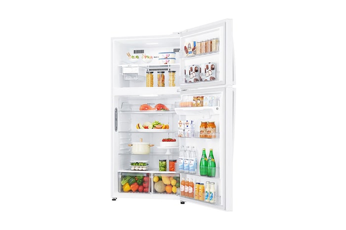 LG 20.9 Cu.Ft | Top Freezer | Energy Saving Inverter Linear Compressor, LT22HBHWLN