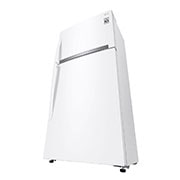 LG 20.9 Cu.Ft, Top Freezer Refrigerator, White color, ThinQ (wifi), Door Cooling, Hygiene Fresh+™, Multi Air Flow, Energy Saving Inverter Linear Compressor, LT22HBHWLN