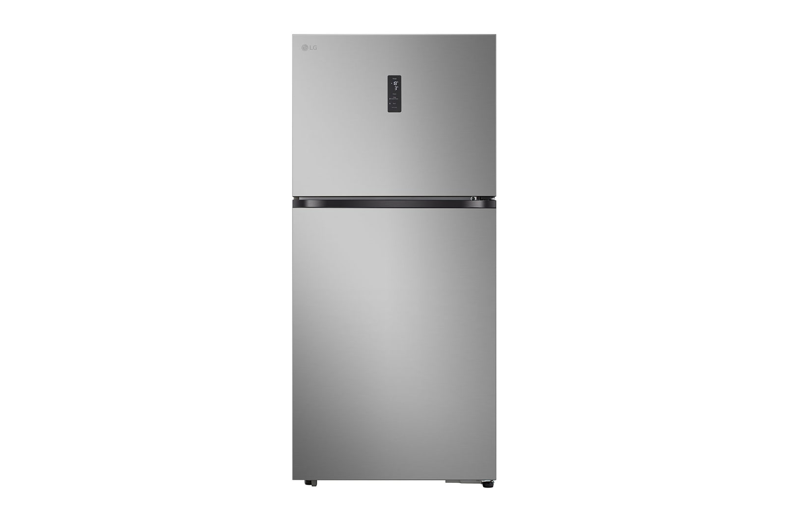 Front view of LG Top Freezer 21.6 Cu.Ft | ThinQ™ Silver LT23HBHSIV