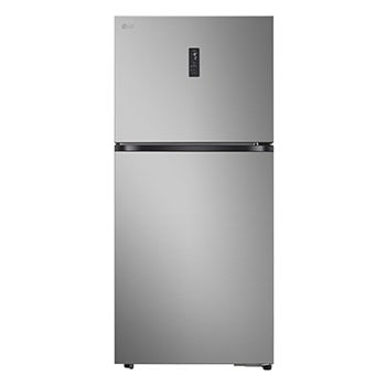 Front view of LG Top Freezer 21.6 Cu.Ft | ThinQ™ Silver LT23HBHSIV
