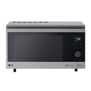 Front view of microwave oven