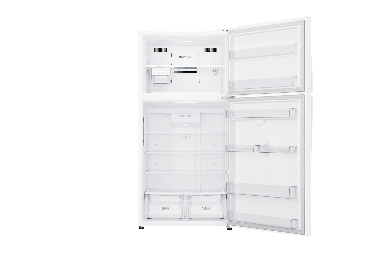 front view with door open