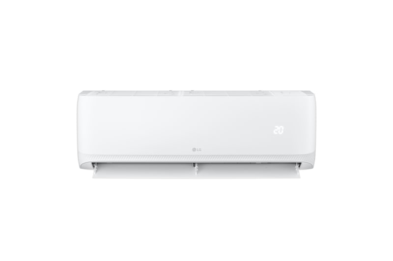 Front view of 18,000 BTU JETCOOL Single split air conditioner, Pre-Cool, Auto Cleaning, LG ThinQ™ LC182H0