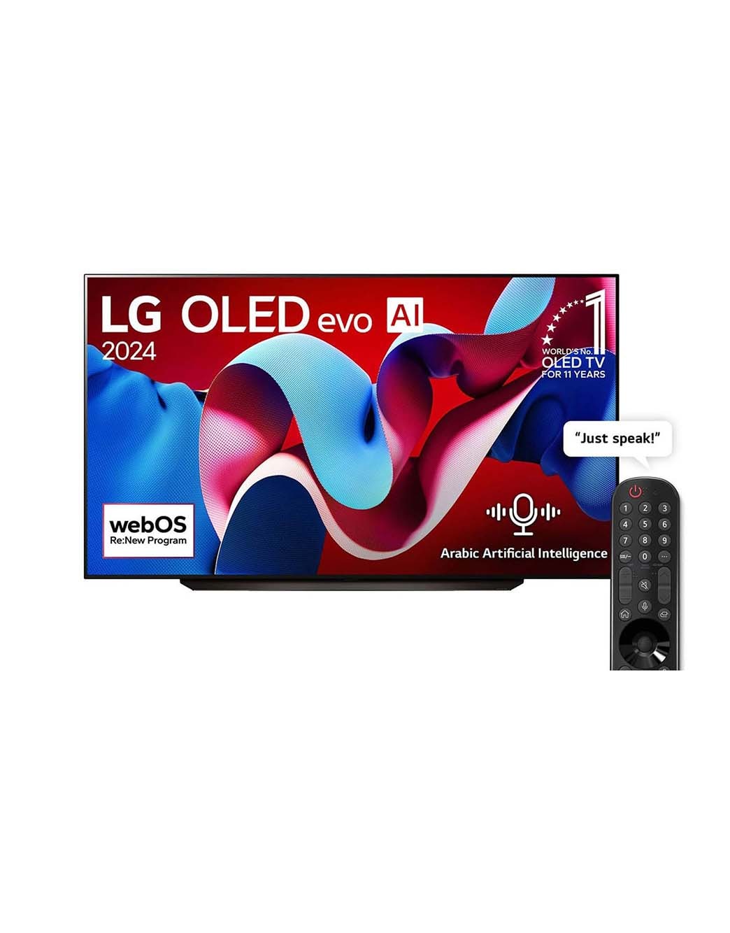77 Inch LG OLED evo AI C4 4K Smart TV AI Magic remote Dolby Vision ...