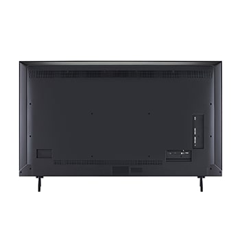 Rear view of LG QNED evo qned91 TV.