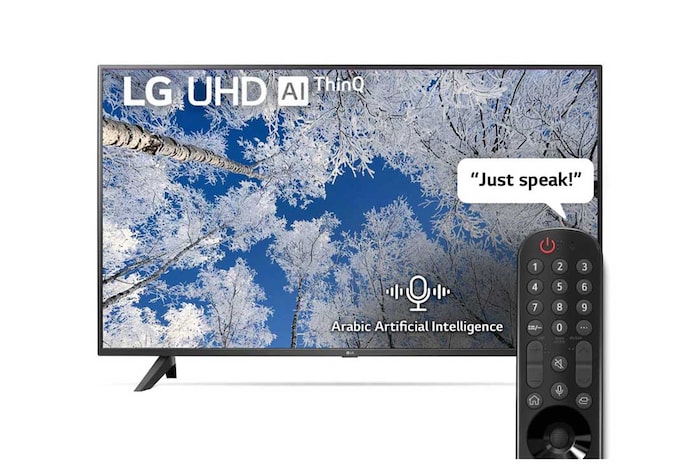 LG UHD 4K Smart TV 43 inch Series 70, HDR10 Pro, a5 Gen5 AI Processor 4K, HGiG., 43UQ70006LB