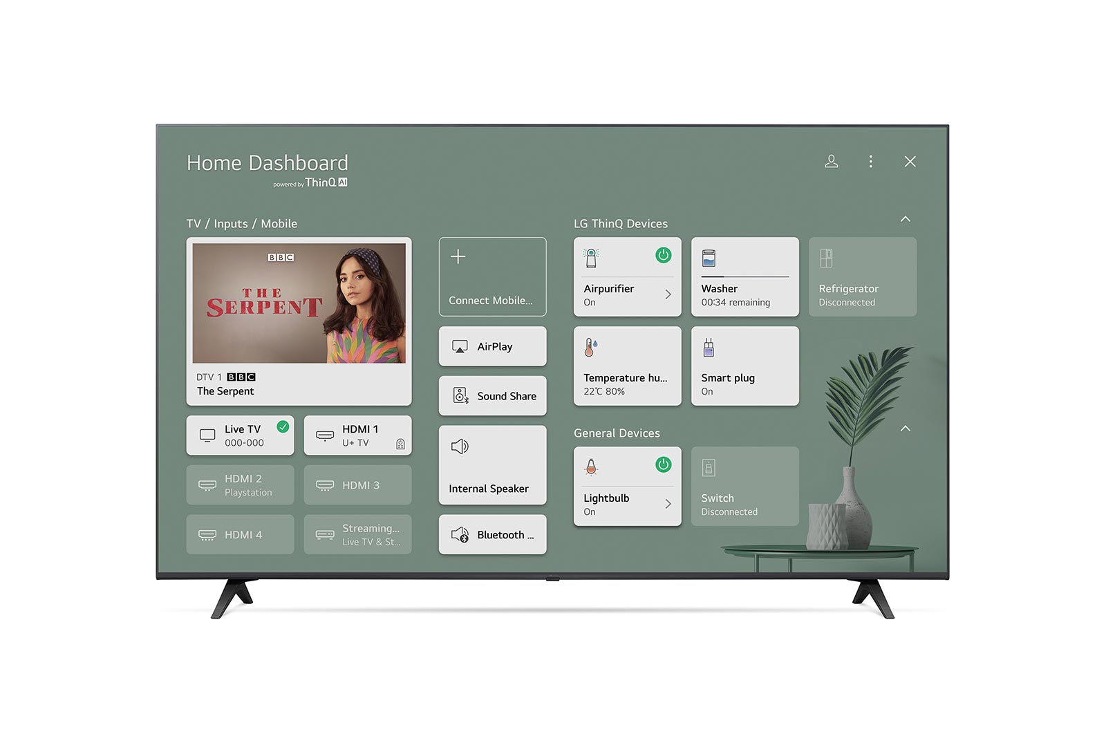 LG 4K UHD 50 Inch 77 series, Quad Core Processor, Active HDR, Cinema Screen, Magic Remote & Arabic AI, 50UP7750PVB