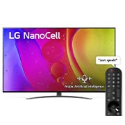 LG 4K NanoCell Smart TV 55 inch Series 84, Nano Color, a5 Gen5 4K Processor, Local Dimming, HDR10 Pro, HGiG., 55NANO846QA