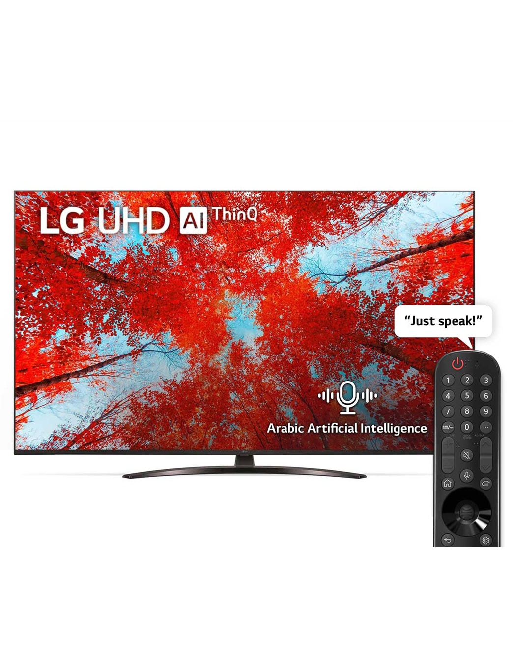 LG UHD 4K Smart TV 55 inch Series 91 HDR10 Pro, Bezeless design