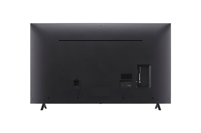 Rear view of LG NanoCell TV, NANO80